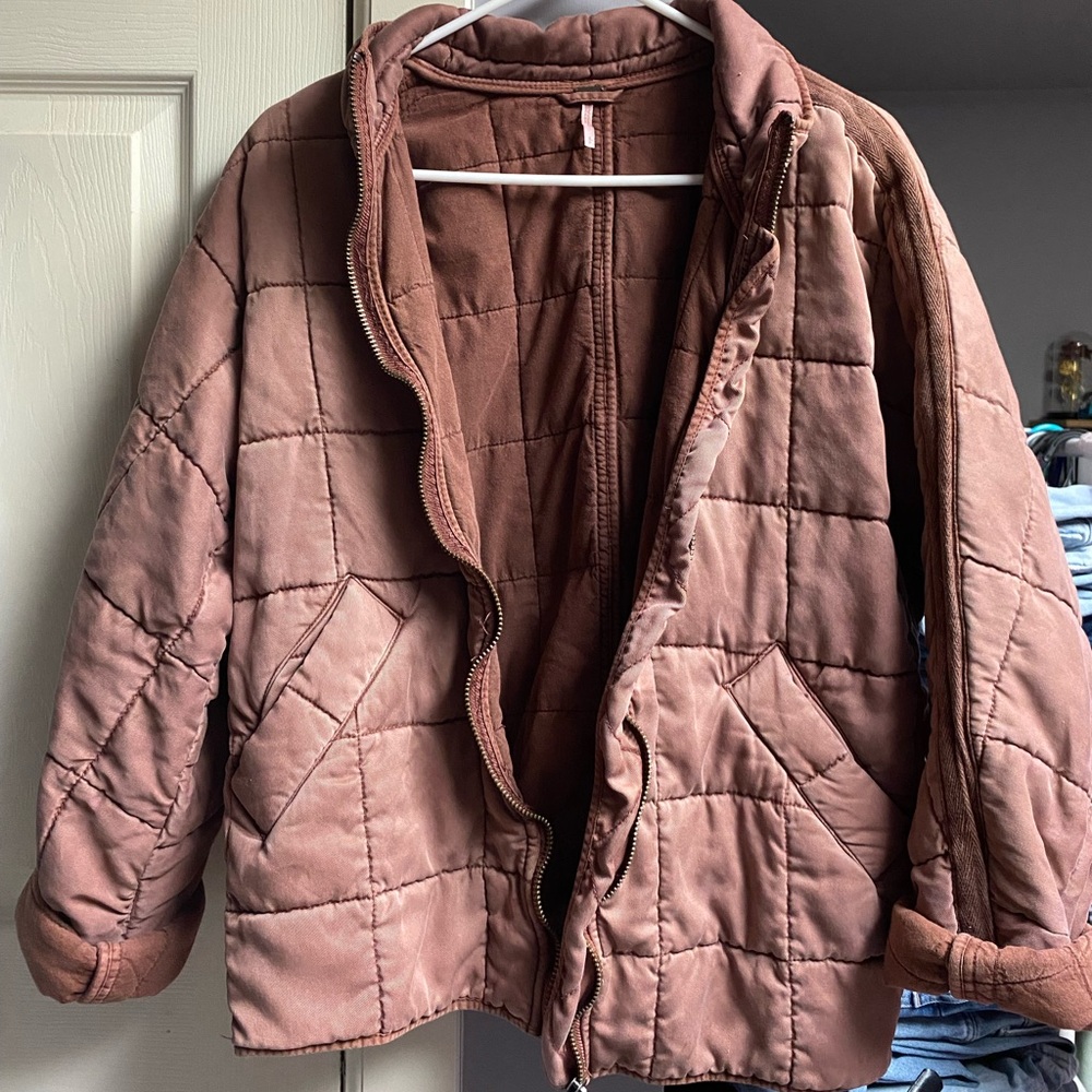 Rust Quilted Jacket - Picture 5 of 5